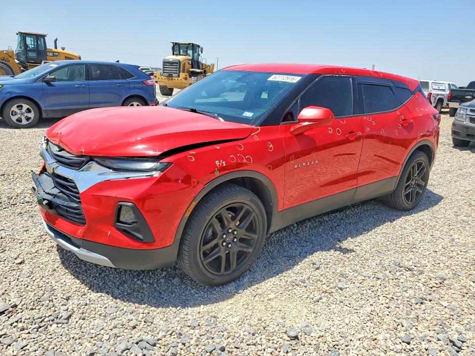 CHEVROLET BLAZER 2020 with VIN 3GNKBBRA0LS596127 - Photo from auction