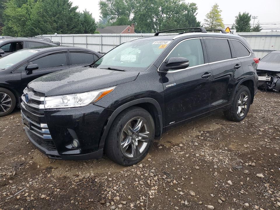 TOYOTA HIGHLANDER HYBRID 2017 with VIN 5TDDGRFH7HS022861 - Photo from auction