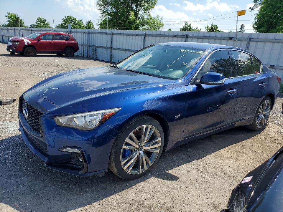 INFINITI Q50 2018 with VIN JN1EV7AR0JM611897 - Photo from auction