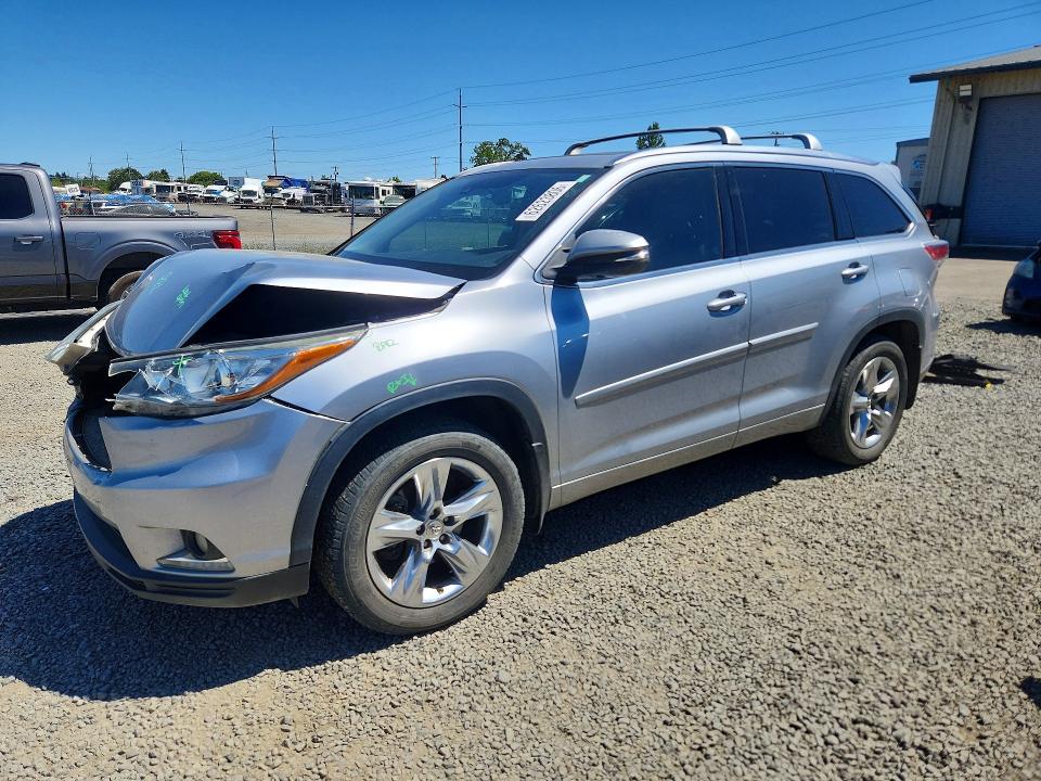 TOYOTA HIGHLANDER 2014 with VIN 5TDDKRFHXES047523 - Photo from auction