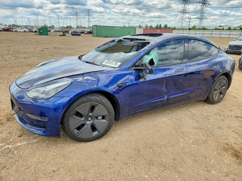 TESLA MODEL 3 2023 with VIN 5YJ3E1EA9PF452613 - Photo from auction