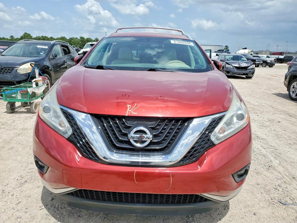 Photo 5 from auction – 2016 NISSAN MURANO with VIN 5N1AZ2MG6GN139006