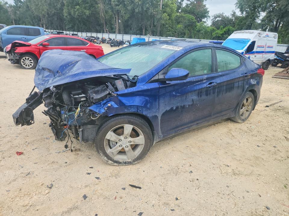 HYUNDAI ELANTRA 2013 with VIN KMHDH4AE3DU637258 - Photo from auction