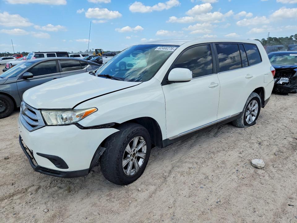TOYOTA HIGHLANDER 2012 with VIN 5TDZK3EH2CS061160 - Photo from auction
