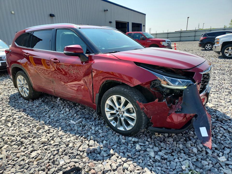 Photo 4 from auction – 2020 TOYOTA HIGHLANDER with VIN 5TDDZRBH5LS020258
