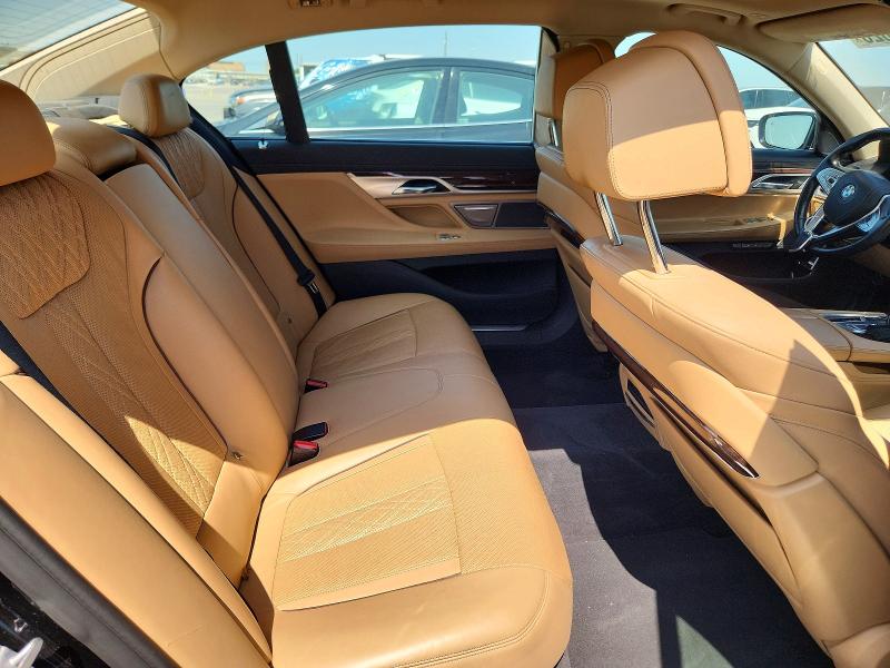 Photo 10 from auction – 2016 BMW 750 with VIN WBA7F0C53GGL99070