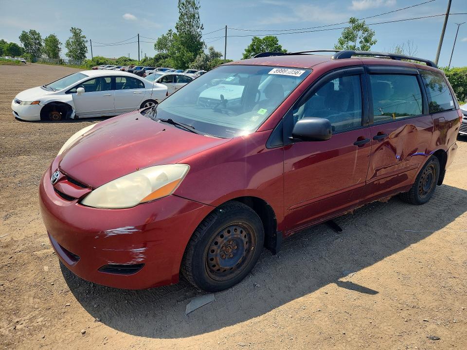TOYOTA SIENNA 2007 with VIN 5TDZK29C27S044325 - Photo from auction