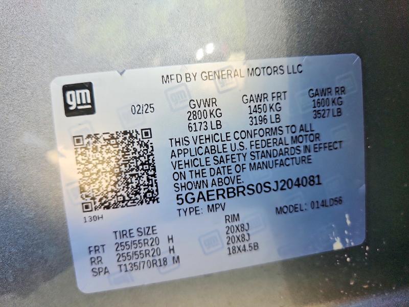 Photo 14 from auction – 2025 BUICK ENCLAVE with VIN 5GAERBRS0SJ204081