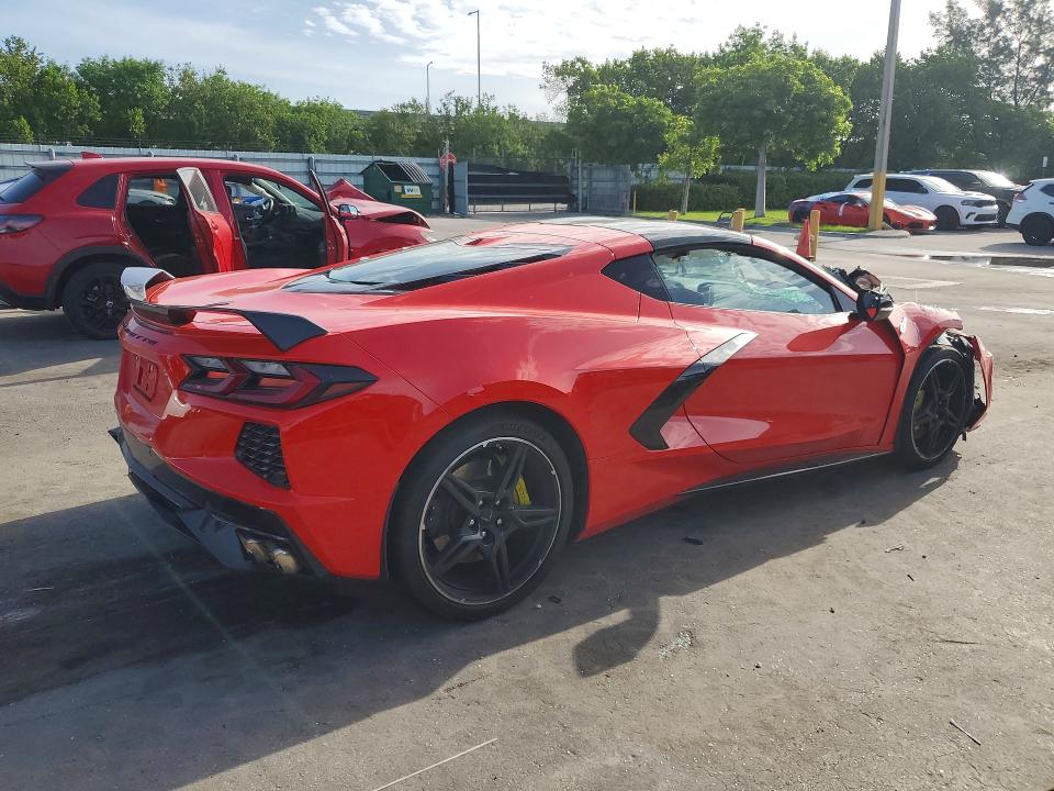 Photo 3 from auction – 2020 CHEVROLET CORVETTE with VIN 1G1Y72D40L5112157