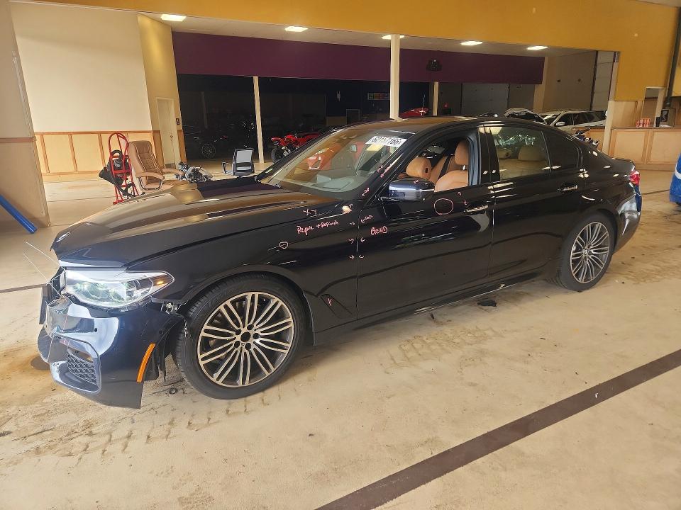 BMW 540 2018 with VIN WBAJE7C59JWD53387 - Photo from auction