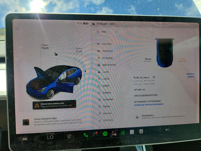 Zdjęcie 9 z aukcji – 2018 TESLA MODEL 3 z VIN 5YJ3E1EB1JF147753