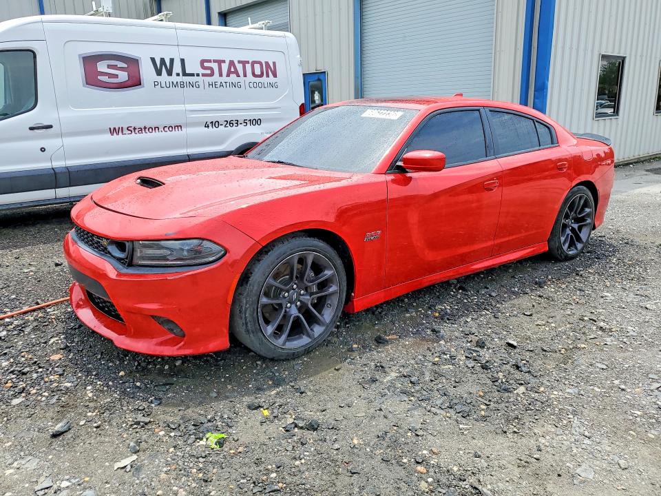 DODGE CHARGER 2019 with VIN 2C3CDXGJ8KH609087 - Photo from auction