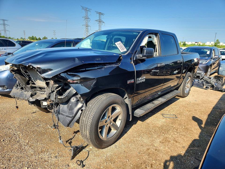 RAM 1500 2018 with VIN 1C6RR7KT5JS155413 - Photo from auction