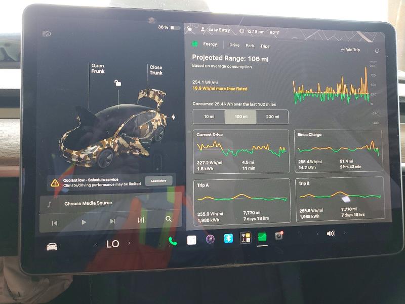 Photo 9 from auction – 2022 TESLA MODEL 3 with VIN 5YJ3E1EB2MF049786