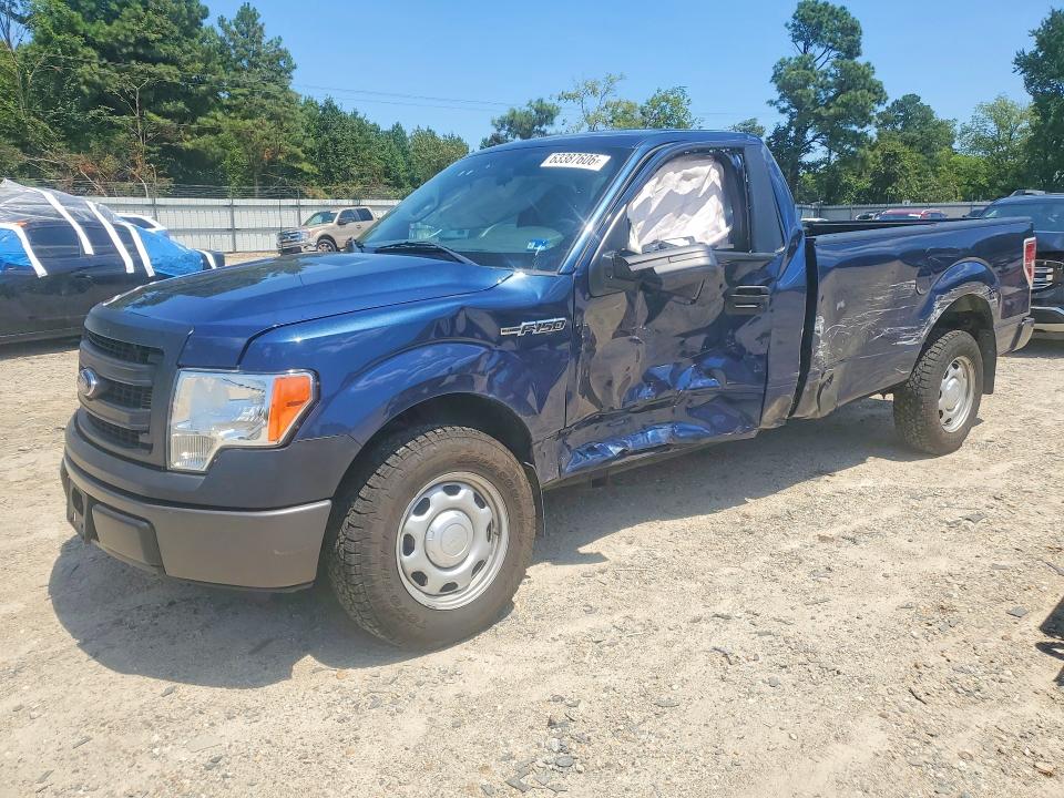 FORD F150 2014 with VIN 1FTMF1CM8EKG43566 - Photo from auction