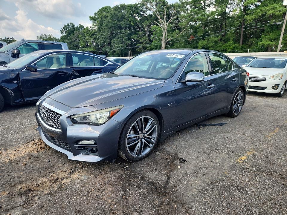 INFINITI Q50 2016 with VIN JN1EV7AP1GM303371 - Photo from auction