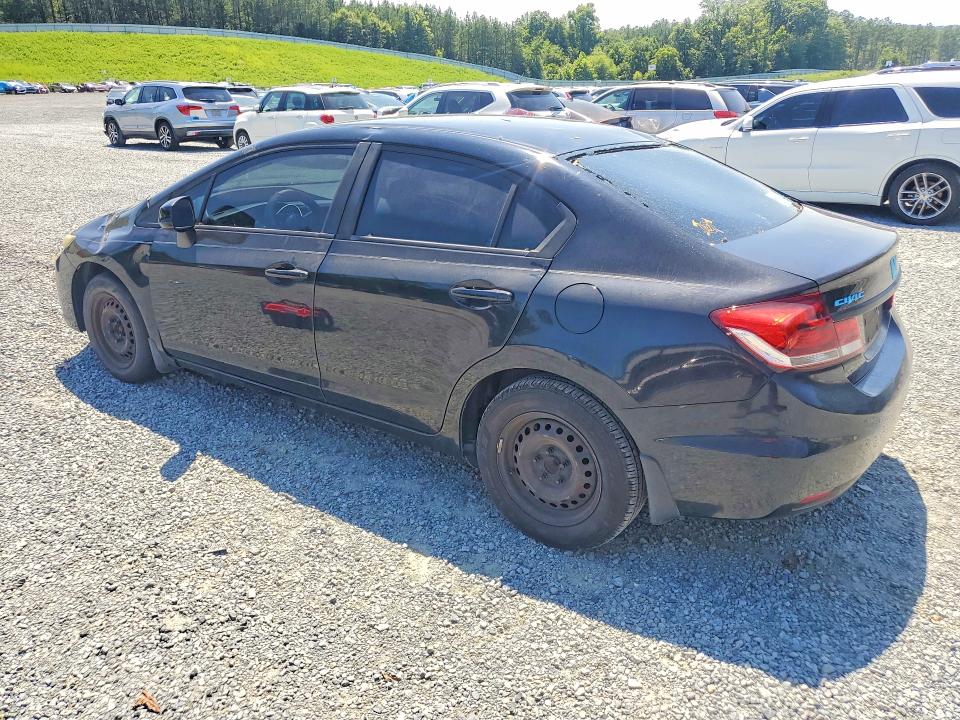 Photo 2 from auction – 2013 HONDA CIVIC with VIN 19XFB2F51DE016594