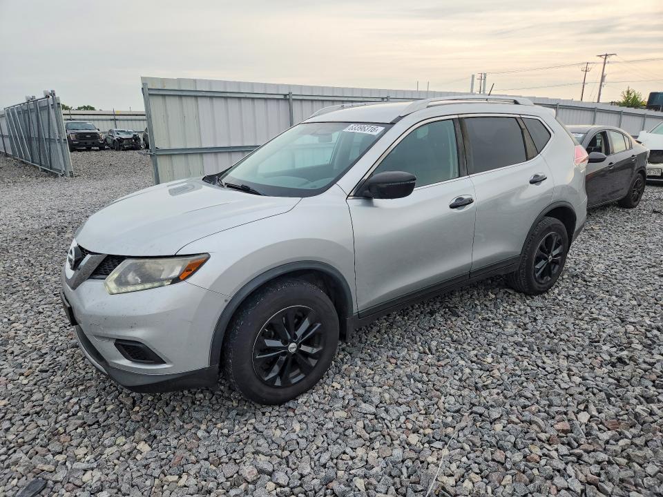 NISSAN ROGUE 2016 with VIN KNMAT2MV8GP650497 - Photo from auction