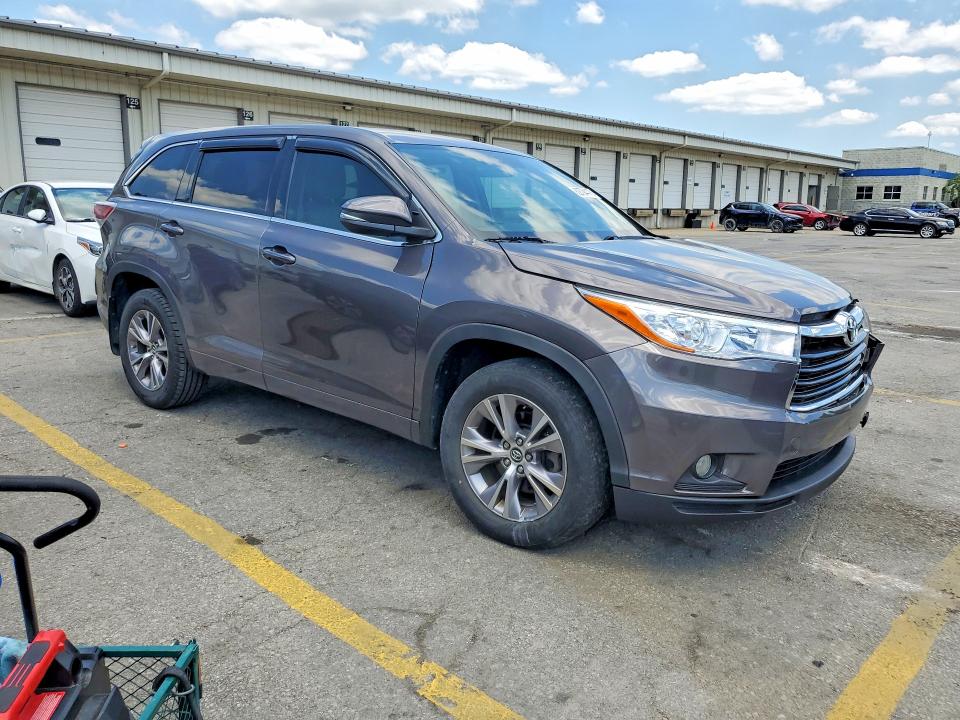 Photo 4 from auction – 2016 TOYOTA HIGHLANDER with VIN 5TDBKRFH6GS318670