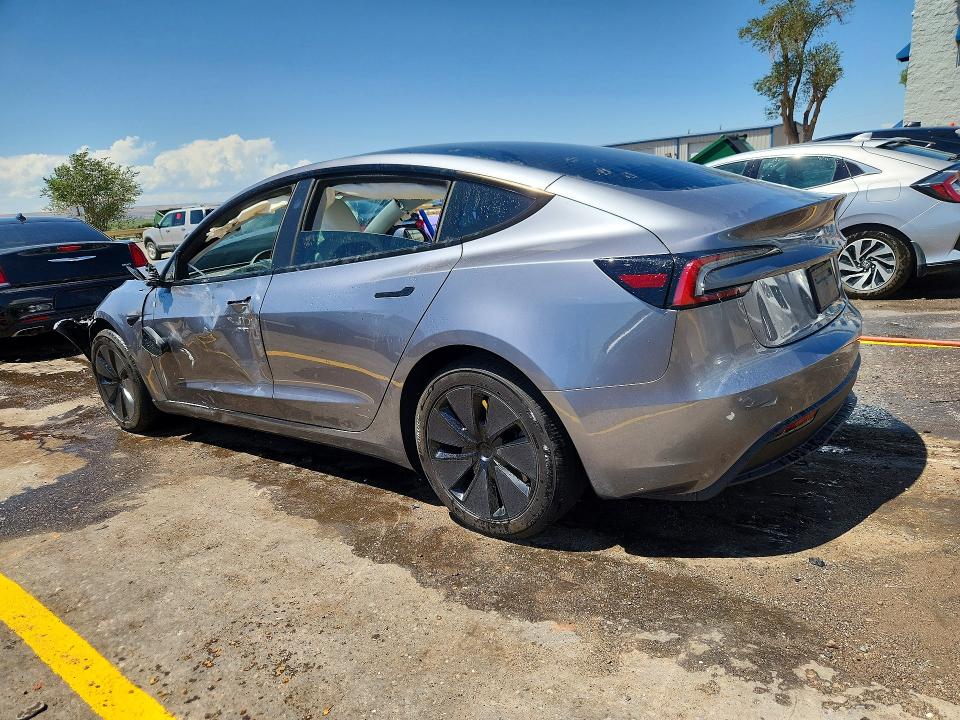 Photo 2 from auction – 2025 TESLA MODEL 3 with VIN 5YJ3E1EA5SF019959