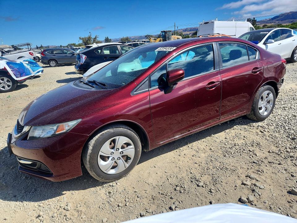 HONDA CIVIC 2015 with VIN 19XFB2F53FE705894 - Photo from auction