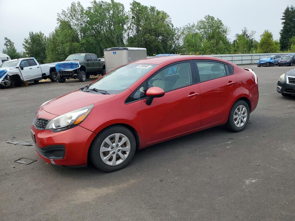 KIA RIO 2013 with VIN KNADM4A30D6312437 - Photo from auction