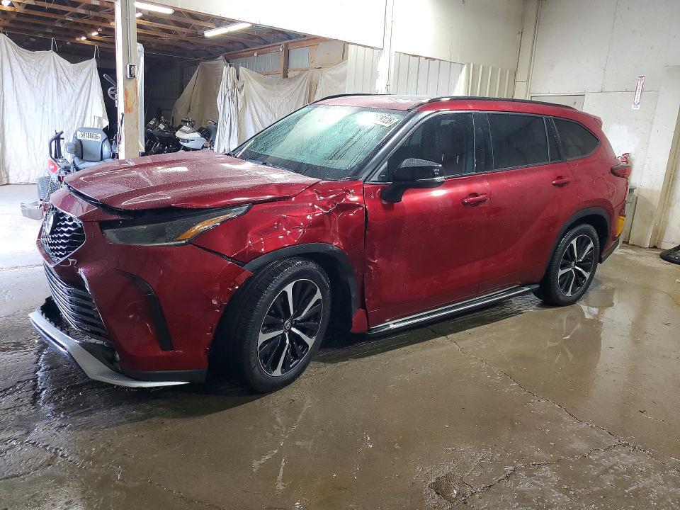 TOYOTA HIGHLANDER 2021 with VIN 5TDJZRAH5MS048308 - Photo from auction