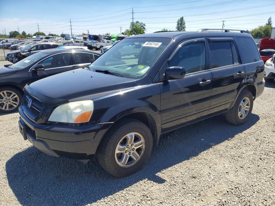 HONDA PILOT 2005 with VIN 2HKYF18515H555850 - Photo from auction