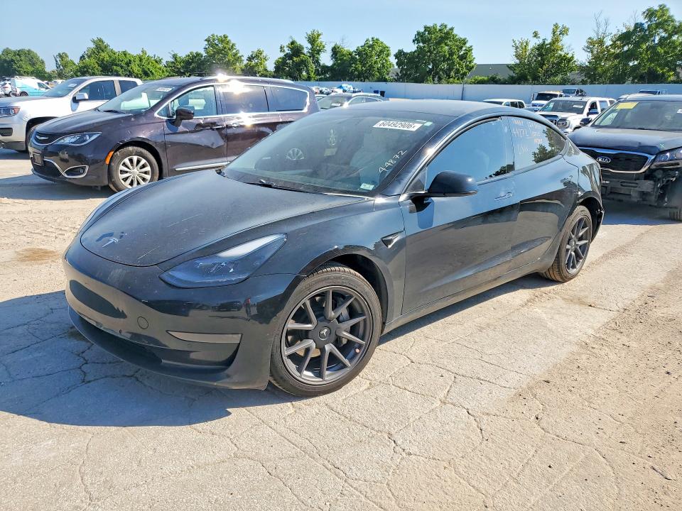 TESLA MODEL 3 2021 with VIN 5YJ3E1EA1MF987351 - Photo from auction