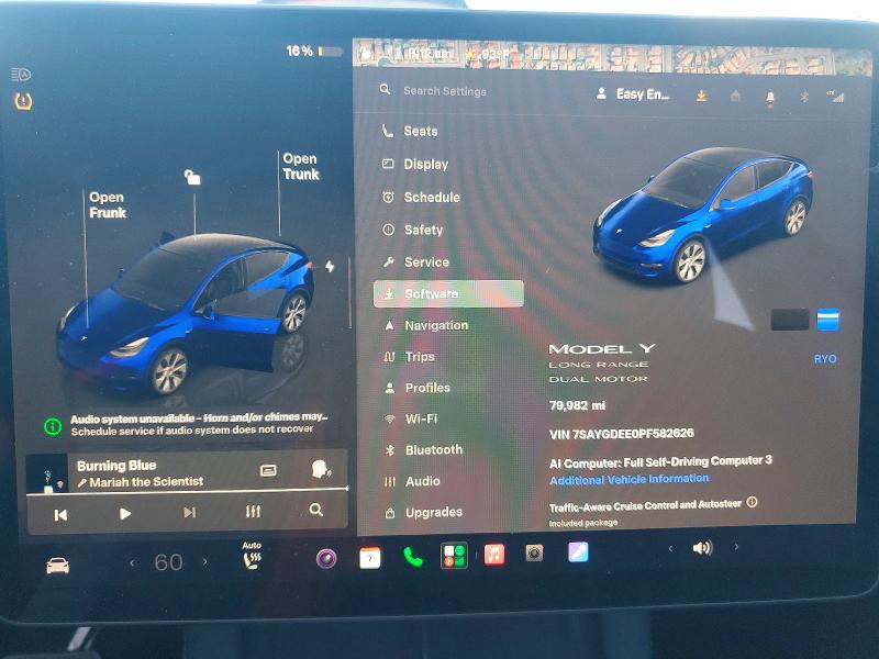 Фото 9 с аукциона – 2023 TESLA MODEL Y с VIN 7SAYGDEE0PF582626