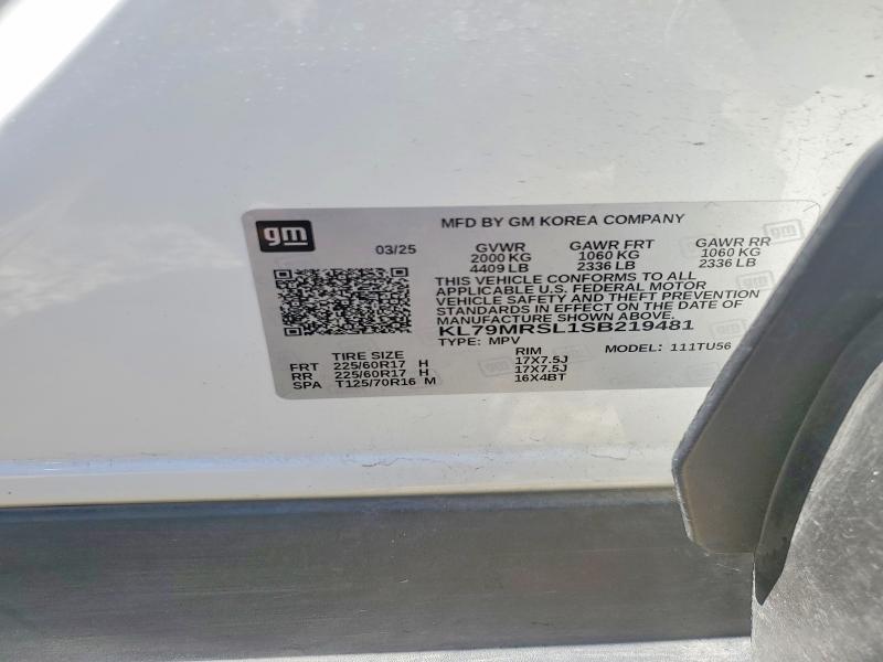 Photo 14 from auction – 2025 CHEVROLET TRAILBLAZER with VIN KL79MRSL1SB219481