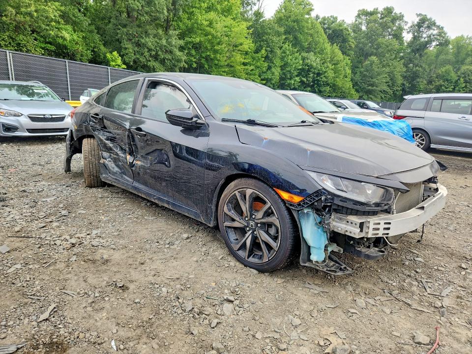 Photo 4 from auction – 2019 HONDA CIVIC with VIN 19XFC2F82KE040830