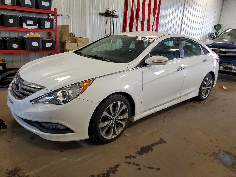 HYUNDAI SONATA 2014 with VIN 5NPEC4AC8EH844777 - Photo from auction