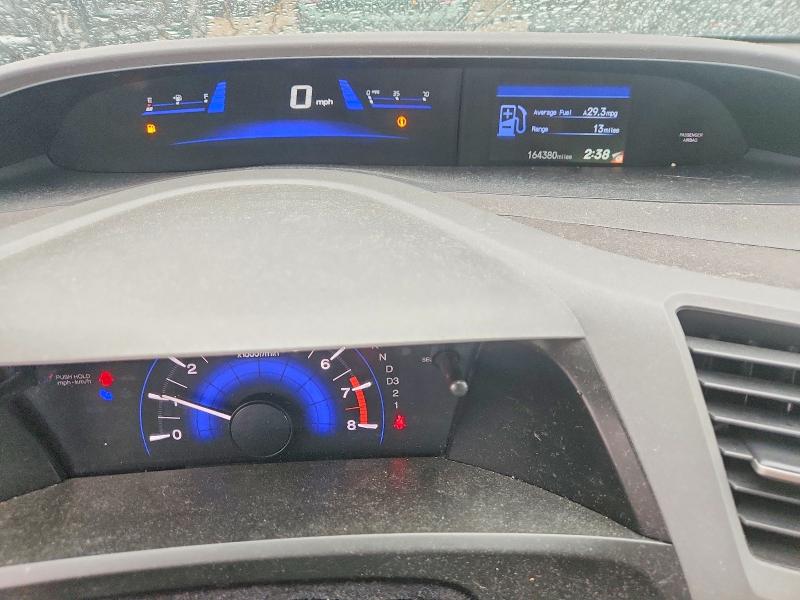 Photo 9 from auction – 2012 HONDA CIVIC with VIN 19XFB2F59CE069672