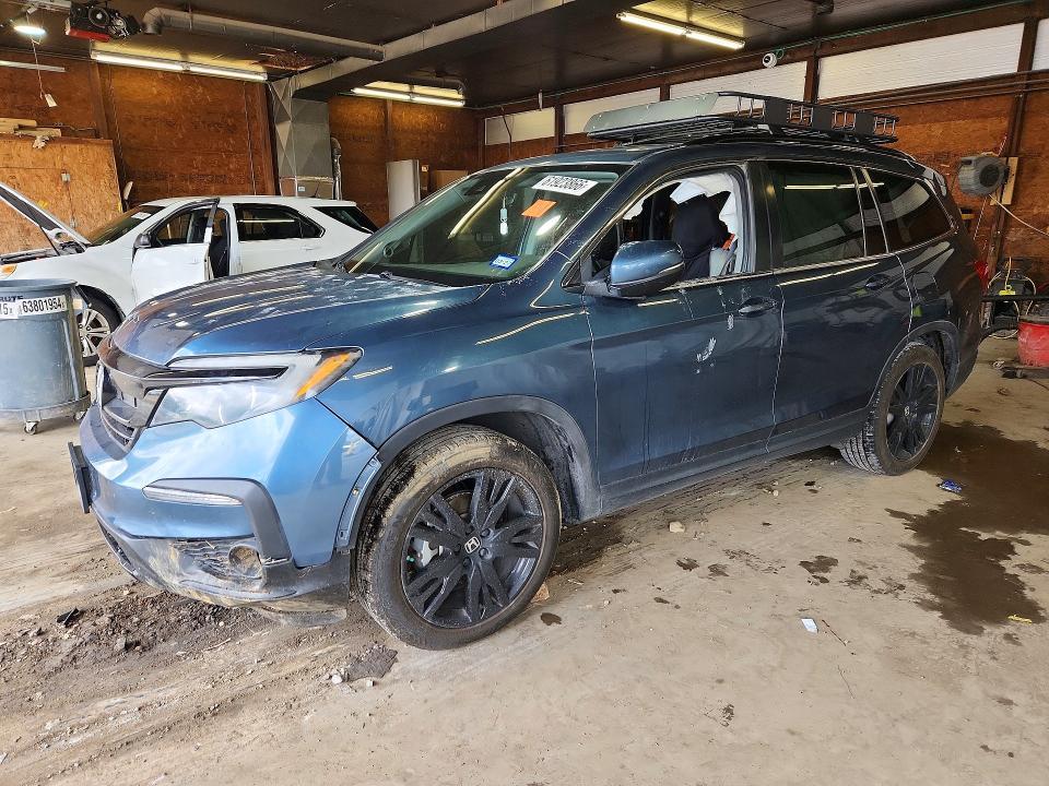 HONDA PILOT 2021 with VIN 5FNYF5H20MB001466 - Photo from auction
