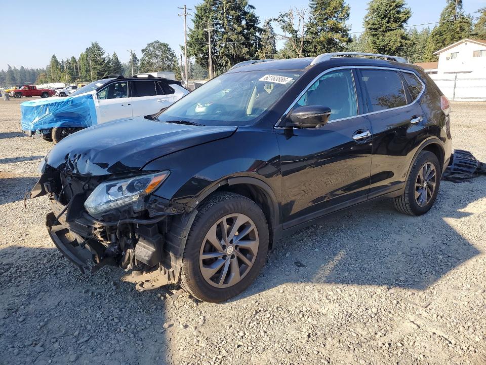 NISSAN ROGUE 2016 with VIN 5N1AT2MV9GC878706 - Photo from auction