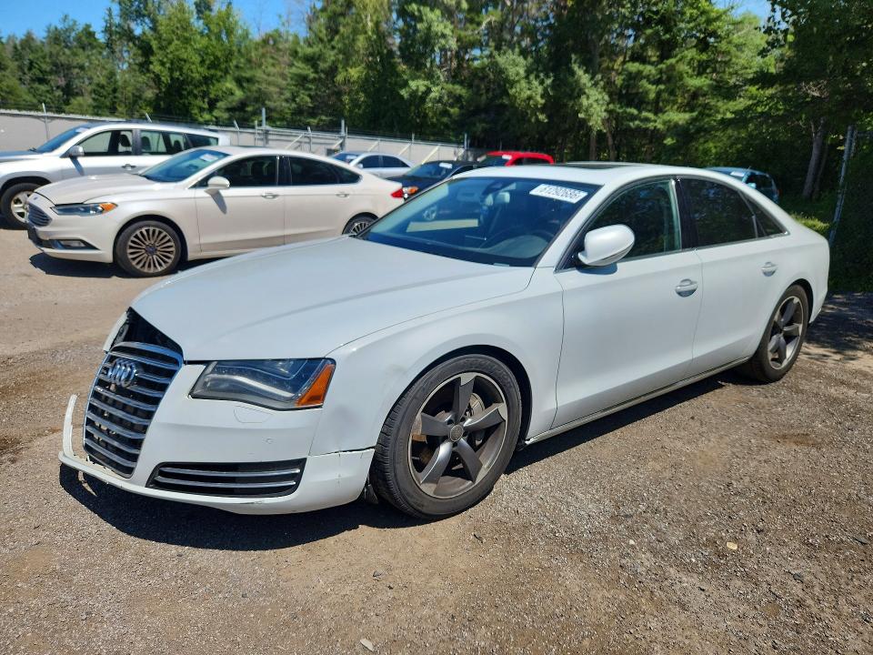 AUDI A8 2013 with VIN WAUAGAFD1DN016911 - Photo from auction