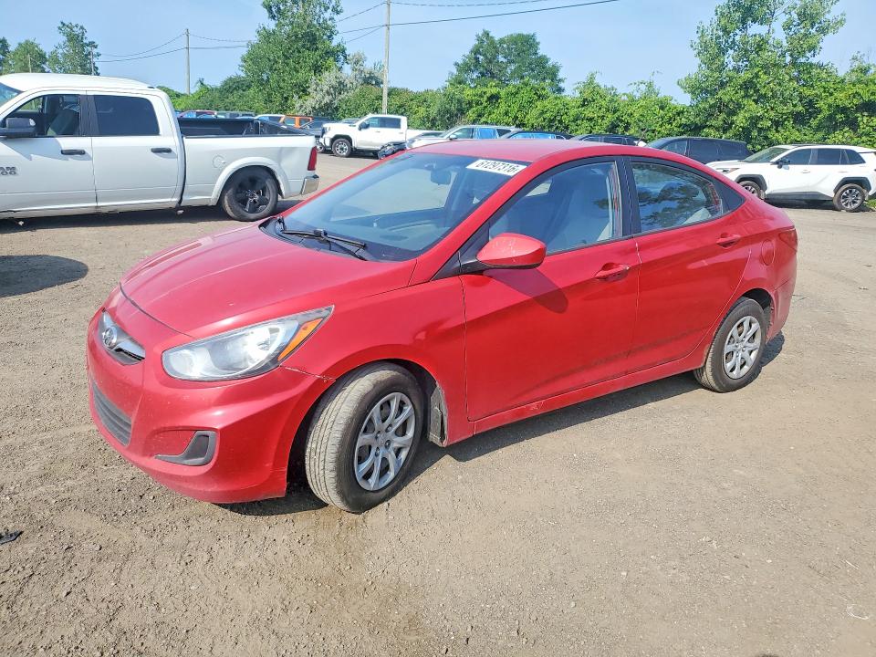 HYUNDAI ACCENT 2014 with VIN KMHCT4AE6EU625309 - Photo from auction