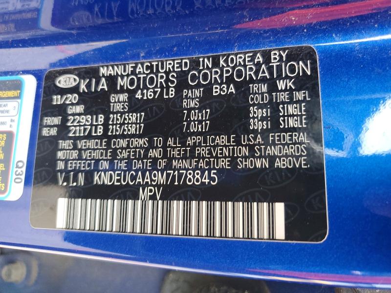 Photo 14 from auction – 2021 KIA SELTOS with VIN KNDEUCAA9M7178845