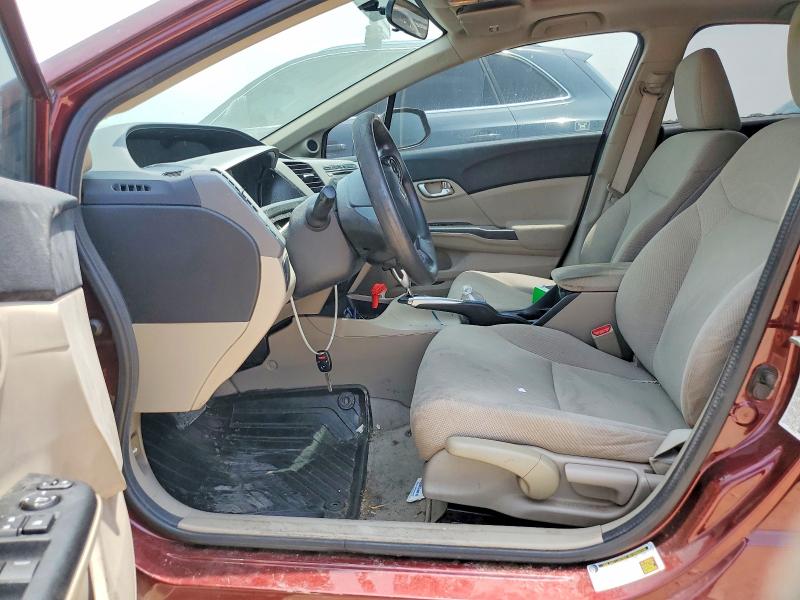 Photo 7 from auction – 2012 HONDA CIVIC with VIN 19XFB2F81CE048423