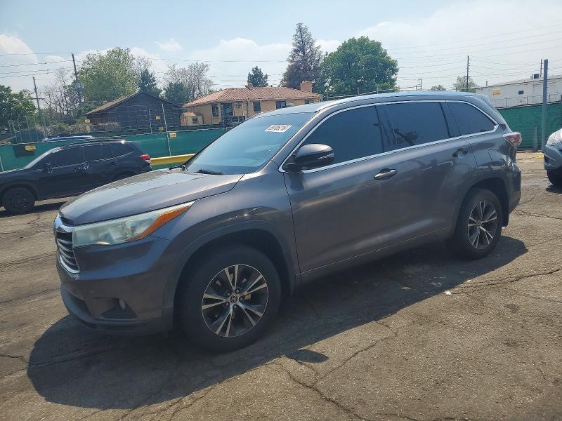 TOYOTA HIGHLANDER 2016 con VIN 5TDJKRFH0GS239717 - Foto de la subasta