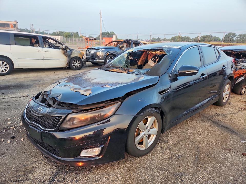 KIA OPTIMA 2015 with VIN 5XXGM4A76FG515775 - Photo from auction