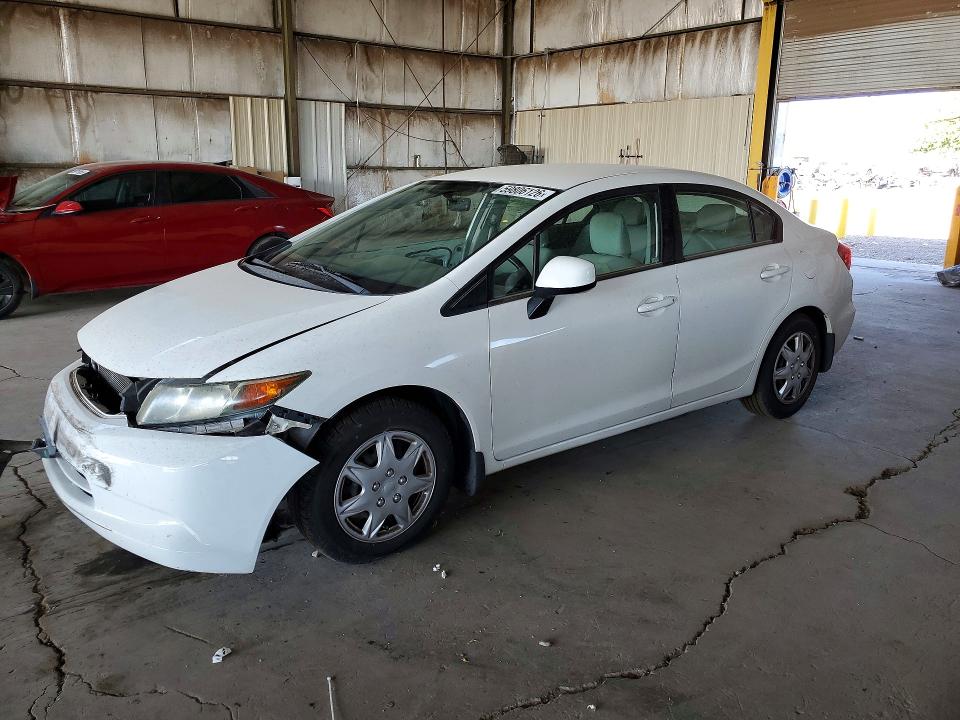 HONDA CIVIC 2012 with VIN 2HGFB2F54CH612366 - Photo from auction