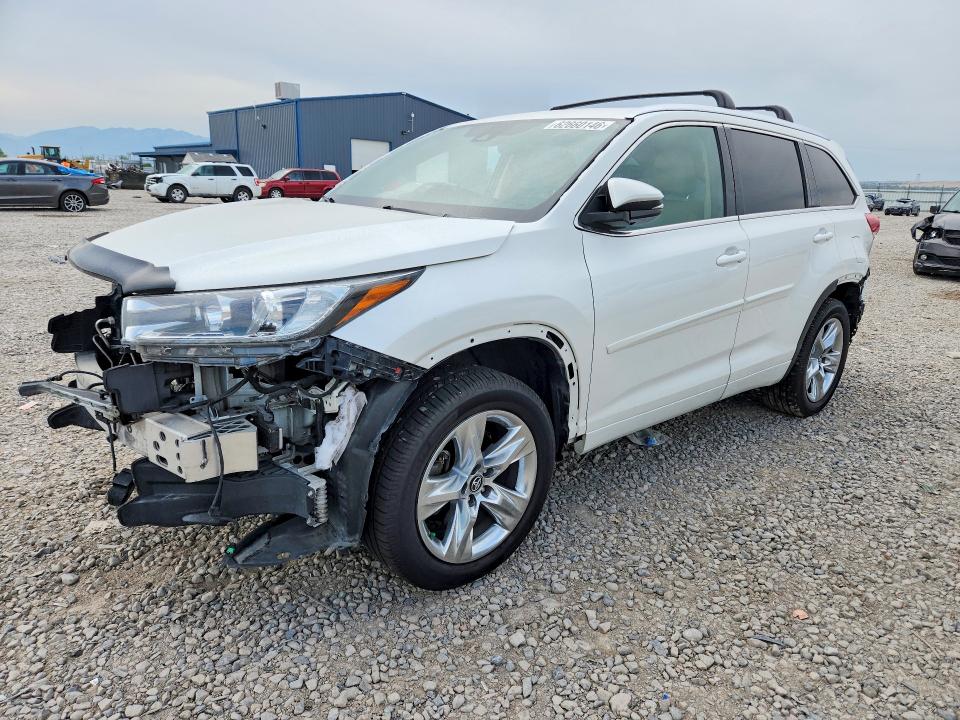 TOYOTA HIGHLANDER 2019 with VIN 5TDDZRFH9KS931346 - Photo from auction