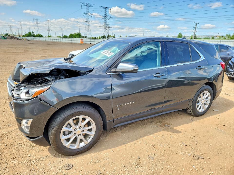 CHEVROLET EQUINOX 2018 with VIN 3GNAXJEV3JS592859 - Photo from auction