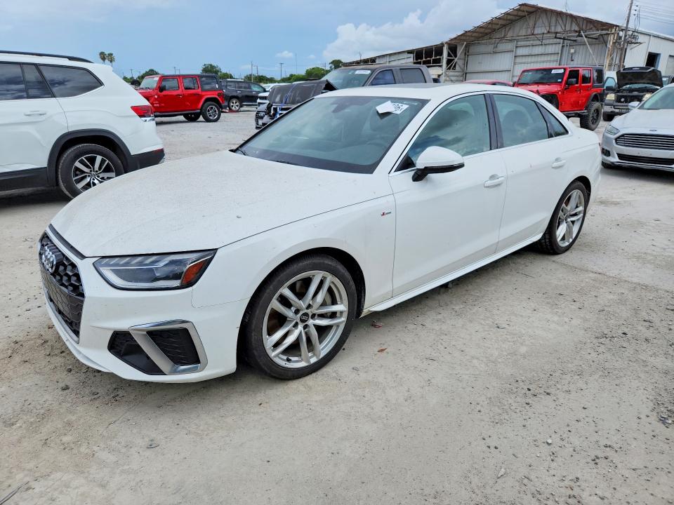 AUDI A4 2023 with VIN WAUEAAF43PN006842 - Photo from auction