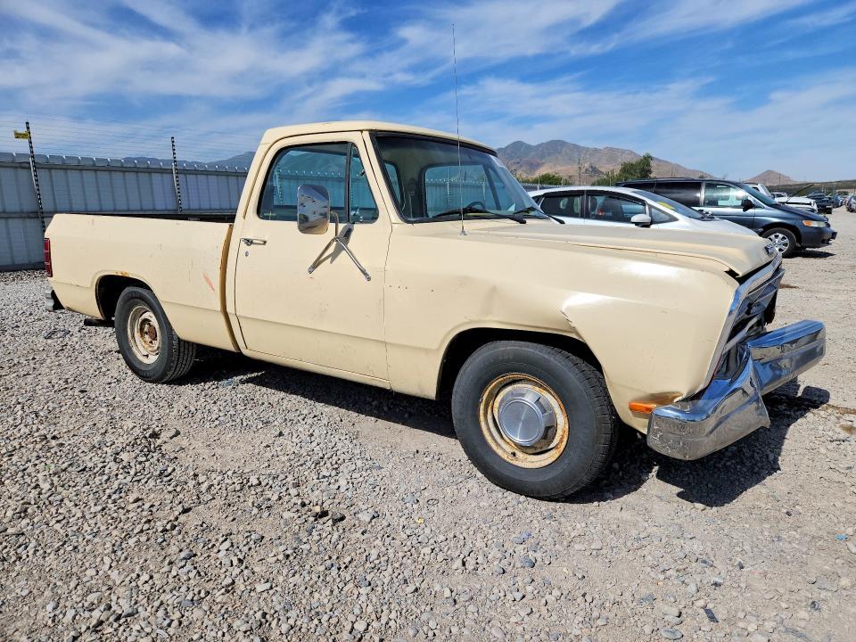 Photo 4 from auction – 1987 DODGE D-SERIES with VIN 1B7FD14T1HS457392