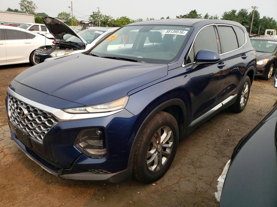 HYUNDAI SANTA FE 2019 with VIN 5NMS23AD5KH107487 - Photo from auction