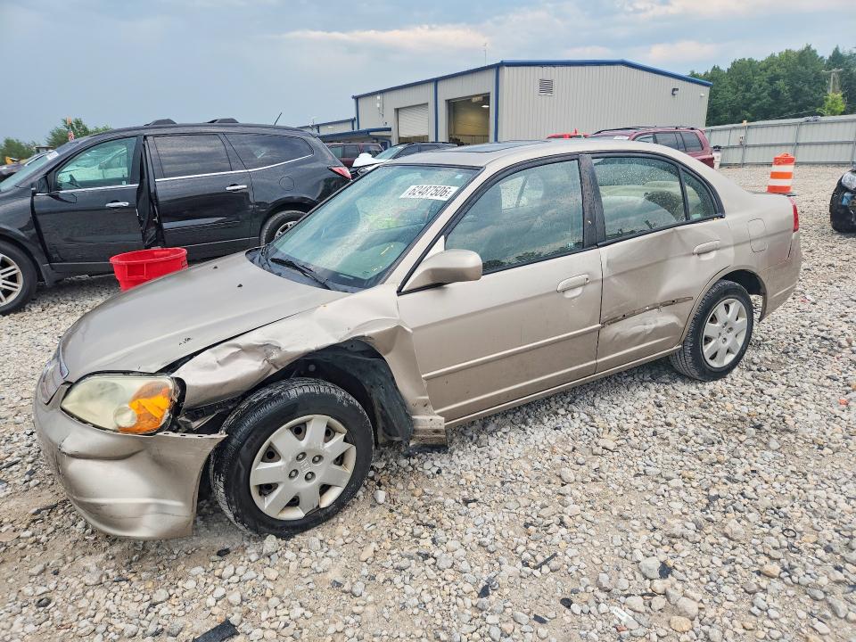 HONDA CIVIC 2002 с VIN 2HGES26792H579151 - Фото с аукциона