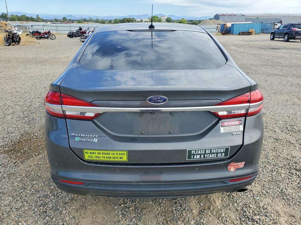 Photo 6 from auction – 2017 FORD FUSION with VIN 3FA6P0PU8HR229185
